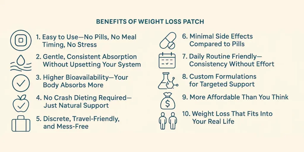 benefits of weight loss patches